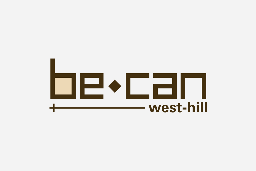 be-can +west-hill ロゴデザイン画像